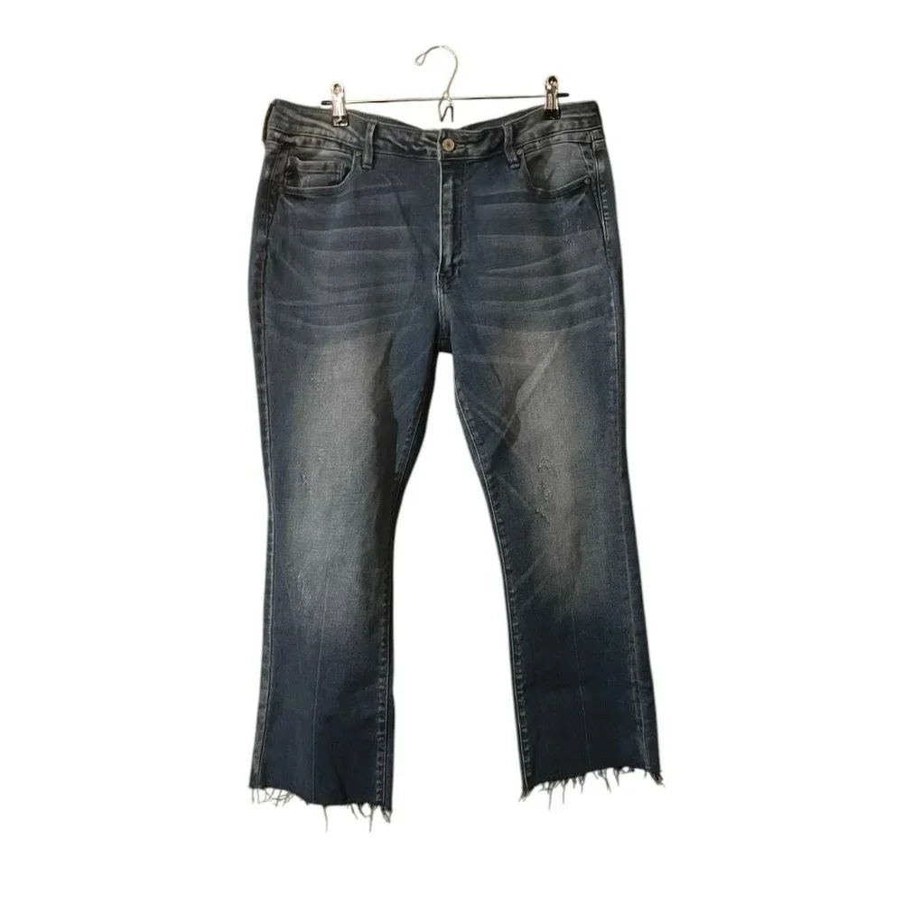 Kancan Cropped‎ Flare Jeans